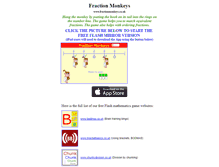 Tablet Screenshot of fractionmonkeys.co.uk